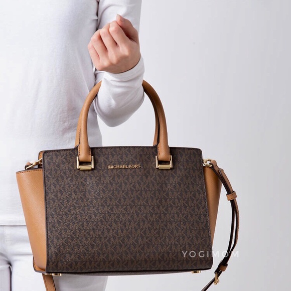 SOLD ON OFFER UP-BUNDLE MICHAEL KORS SELMA SATCHEL CROSSBODY WALLET - Picture 3 of 8